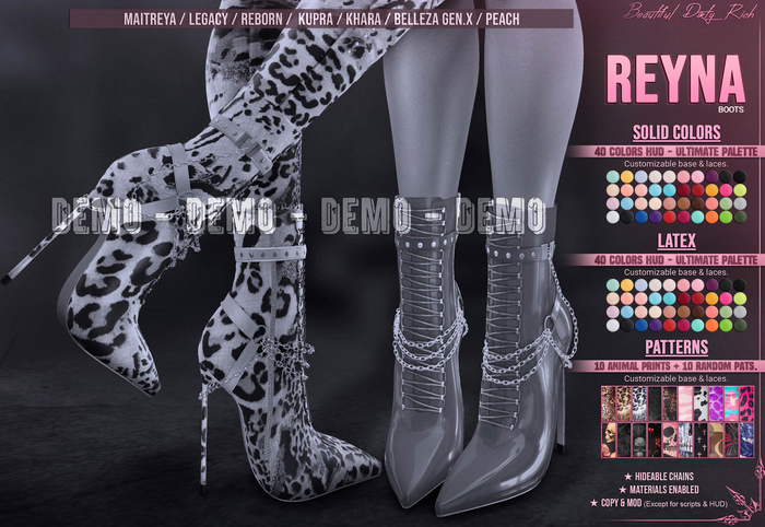 *B.D.R.* Reyna -Boots- DEMO