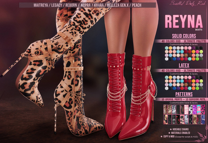 *B.D.R.* Reyna -Boots- (Fatpack)