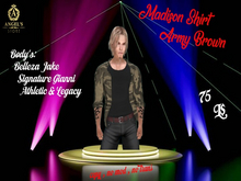 Angel's Store - Madison Shirt Army Brown