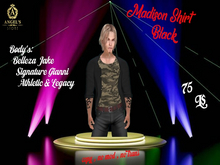 Angel's Store - Madison Shirt Black