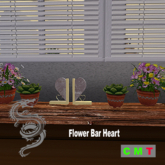 Flower Bar Heart
