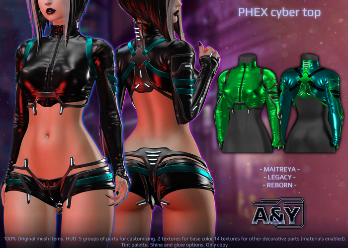 A&Y Phex Cyber Top - Green