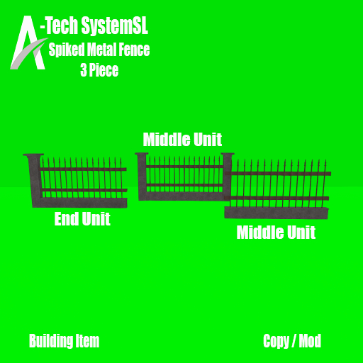 ATech SystemSL - Spiked Bar Wall Fence