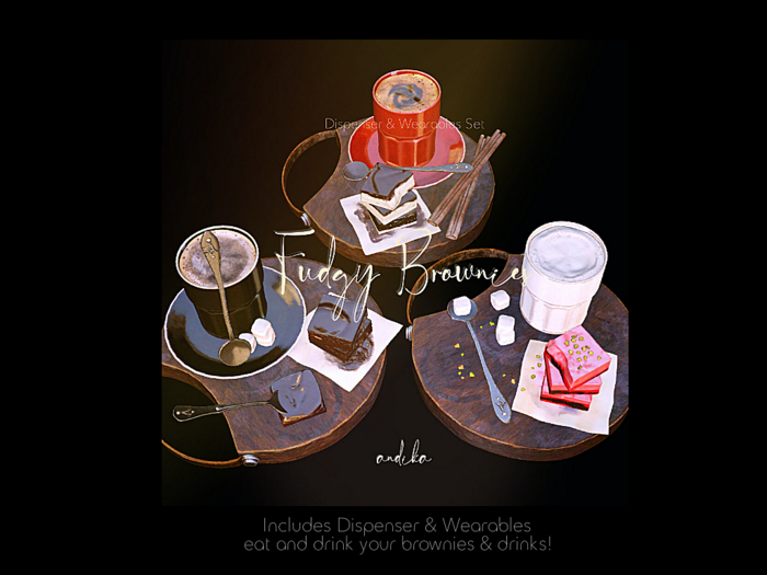 ADD/andika {Fudgy Brownies}Dispenser Set