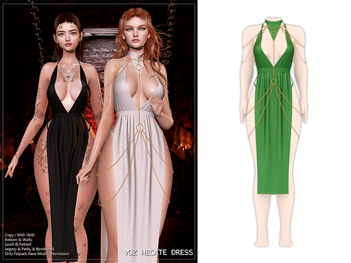 [VOZ] Hecate Dress (Olive)