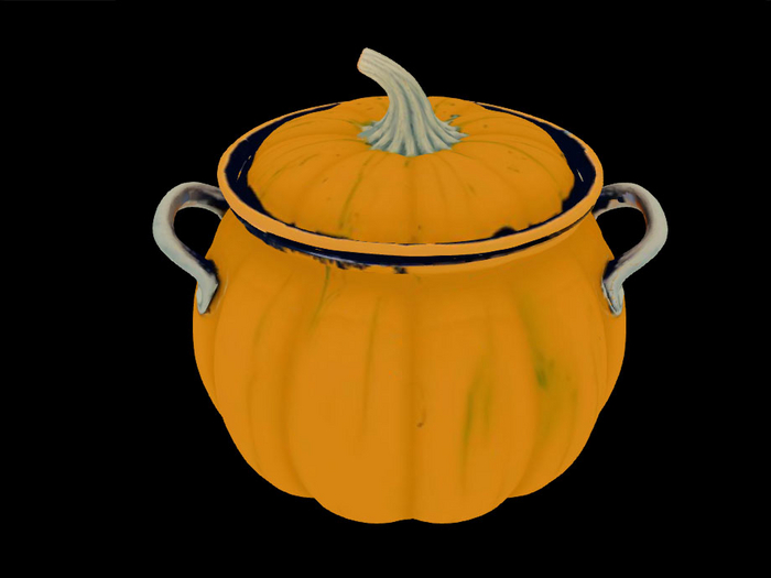 Halloween Pumpkin Pot