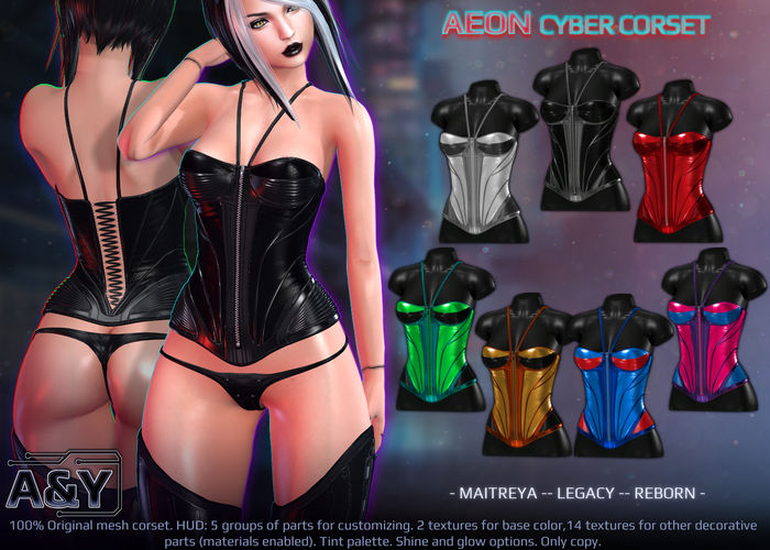 A&Y Aeon Cyber Corset (ADD) - FullPack