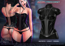 A&Y Aeon Cyber Corset (ADD) - Black