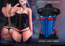 A&Y Aeon Cyber Corset (ADD) - Blue