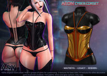 A&Y Aeon Cyber Corset - Gold