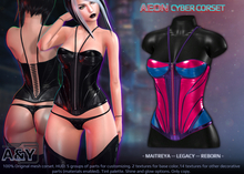 A&Y Aeon Cyber Corset (ADD) - Pink