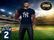 New York Yankees JETER Men's T-Shirt (Navy)