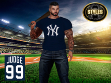 New York Yankees JUDGE Men's T-Shirt (Navy)