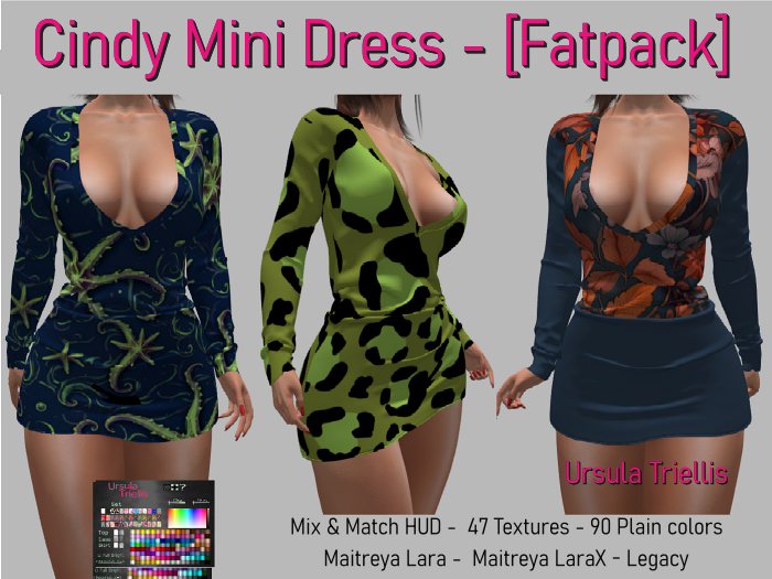 7211 Cindy Mini Dress - [Fatpack]