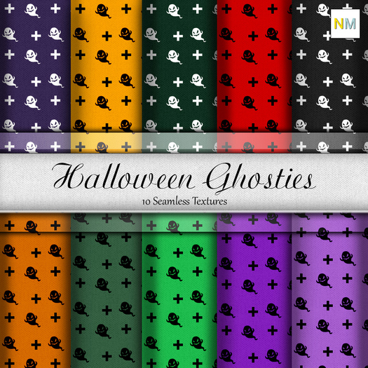 Halloween Ghosties 10 Seamless