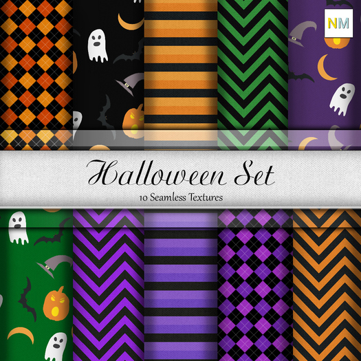 Halloween Set 10 Fabric Textures