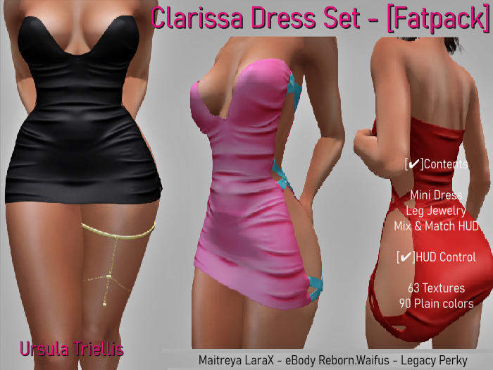 7231 Clarissa Dress Set - [Fatpack]