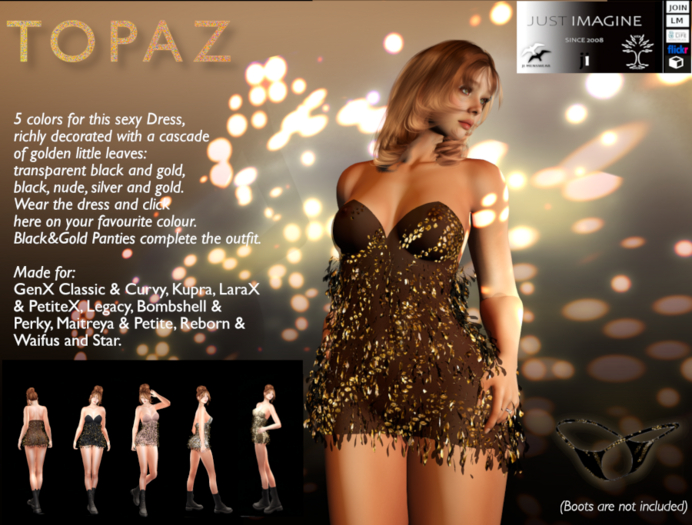 TOPAZ by JI outfit with HUD - PACK (ADD)
