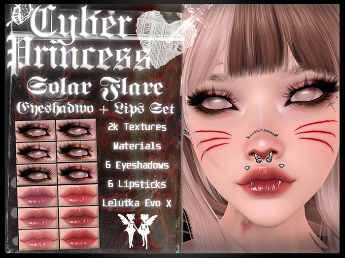 Cyber Princess. Solar Flare Makeup Set 2k (Lel Evo X)