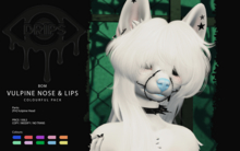 [ DRIPS ] Vulpine Nose & Lips - Colourful - BOM