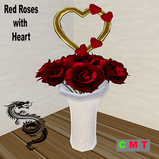 Red Roses with Heart
