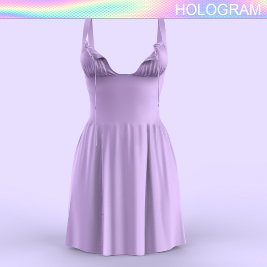 Lilac Untied Dress