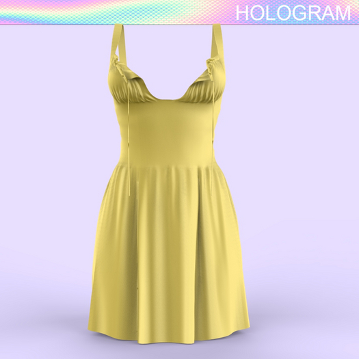 Yellow Untied Dress
