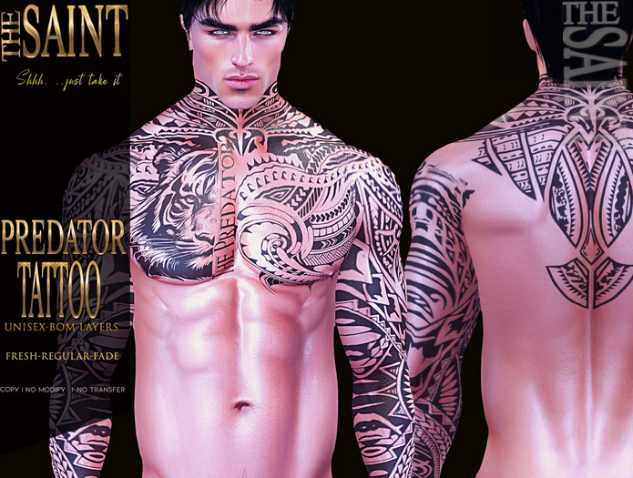 - THE SAINT-PREDATOR TATTOO