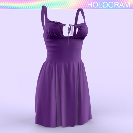Purple Tied Dress