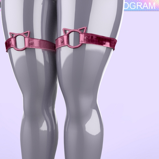 Pink Leg Garter