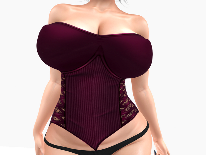 REVOLUTION - Lizbeth Corset (Raspberry)