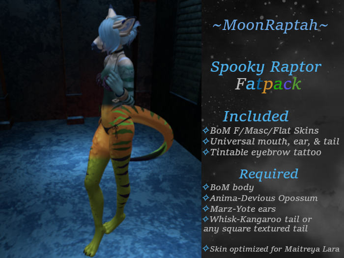 ~MoonRaptah~ Spooky Raptah Fatpack