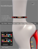 : A75 : Aria Ankle Bracelet With Hud Fatpack
