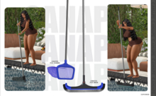 [Canape] Pool Cleaning Set - BLUE