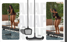 [Canape] Pool Cleaning Set - BLACK