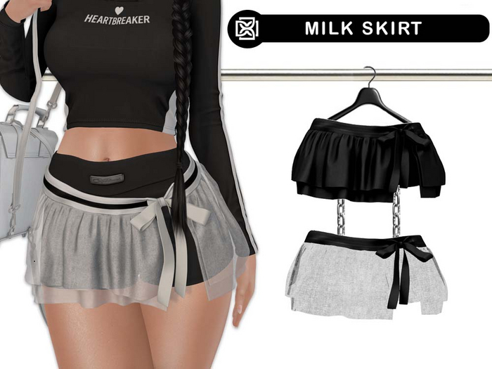 Addams // Milk Skirt // N*5
