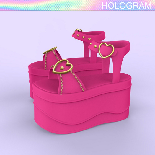 Magenta Flat Sandals