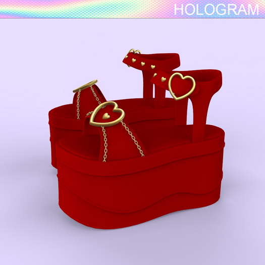 Red Flat Sandals