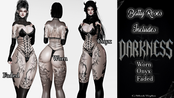{Darkness} Batty Roses