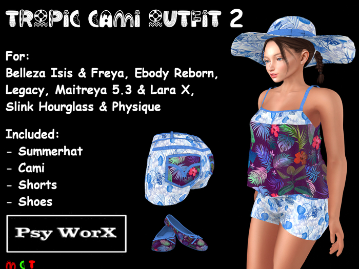 >Psy WorX< Tropic Cami Outfit 2