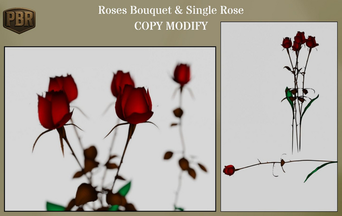 Roses Bouquet & Single Rose Copy Modify 