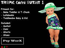 >Psy WorX< Tropic Cami Outfit 1 BB LB TD