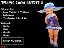 >Psy WorX< Tropic Cami Outfit 2 BB LB TD
