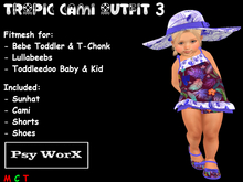 >Psy WorX< Tropic Cami Outfit 3 BB LB TD
