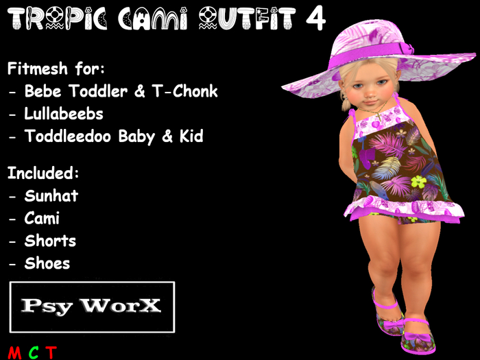 >Psy WorX< Tropic Cami Outfit 4 BB LB TD