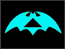 T-3D Creations [ Bat Halloween Sign 08 ] Micro and Regular Mesh - Full Perm