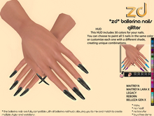 *ZD* Ballerina Nails & Glitter