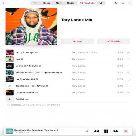 Music HUD Unpacker - Tory Lanez Mix