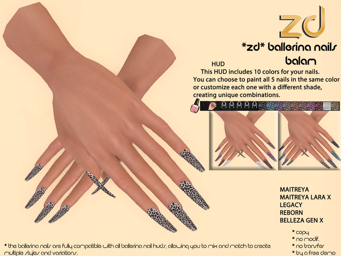 *ZD* Ballerina Nails Balam