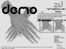 *ZD* Ballerina Nails Hearts DEMO
